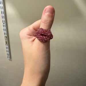 Pink Lips Ring